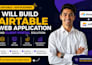 build airtable web app, client portal and softr airtable database system